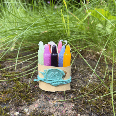 Mini ritual candles in nine colors – spell candles for altar work, rituals and magic – Mistwillow
