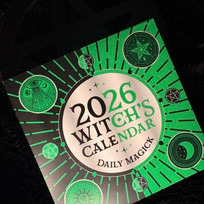 2026 Witch’s Diary planner with moon phases, rituals and daily notes