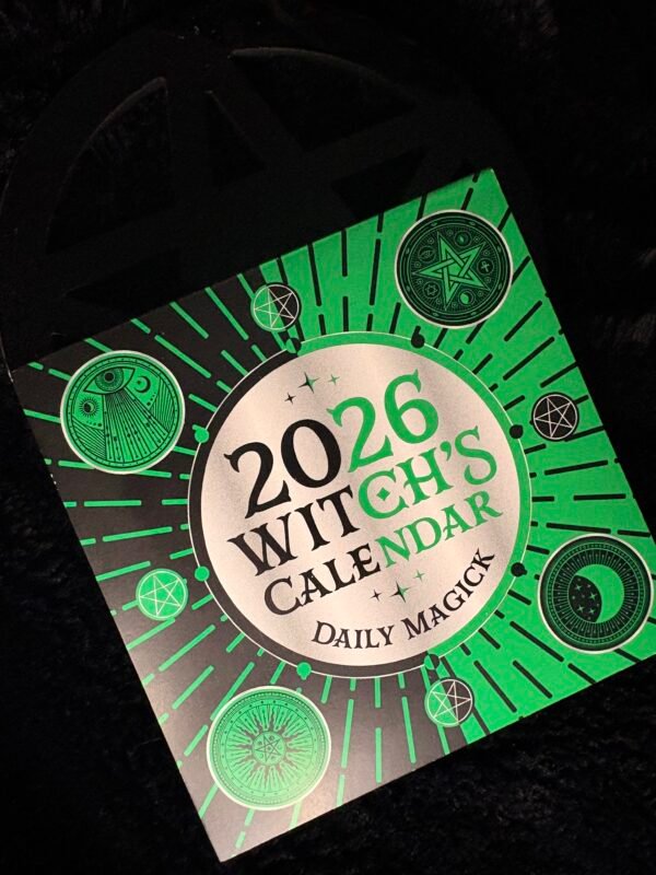 2026 Witch’s Diary planner with moon phases, rituals and daily notes