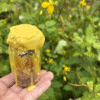 Joy Spell Jar with yellow top, sunflower herbs, and happiness magic – Mistwillow